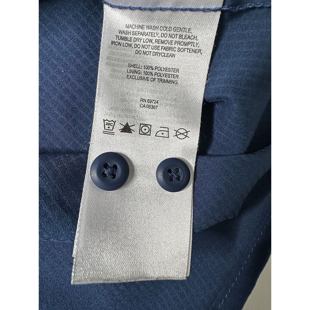 Columbia PFG Men's Shirt Button Down Roll Tab Sleeve Navy Blue Fishing S… - Picture 11 of 11
